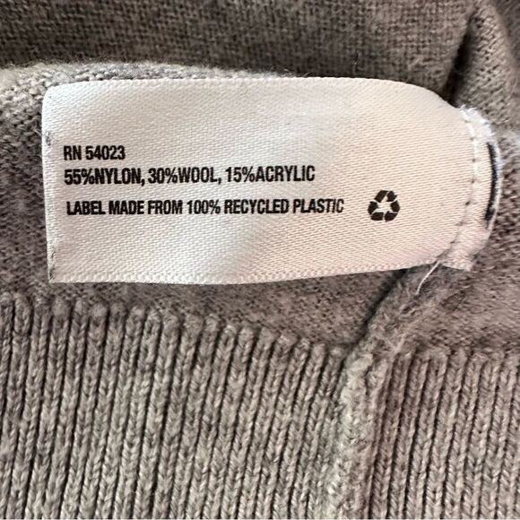 Gap Bella Driver light gray heather button down cardigan size L - Picture 6 of 11